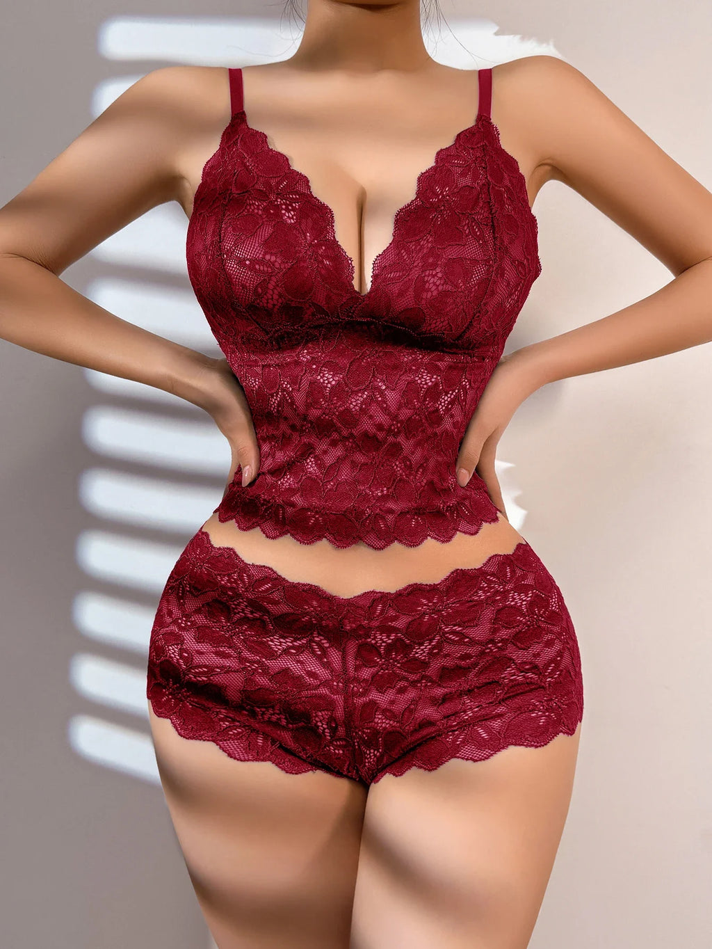 Sexy Sheer Floral Lace Bra Set for Women Wireless Unpadded Bralette and Panty Set Romantic Comfortable Underwear S-XL