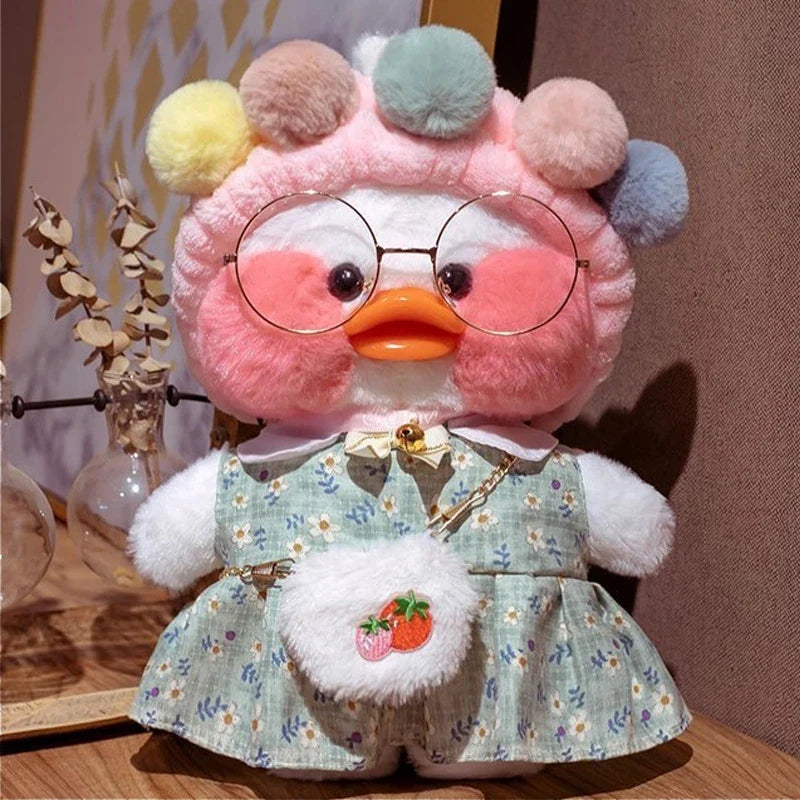 Lalafanfan Yellow Duck Plush Toy 30cm (11.8 Inches)