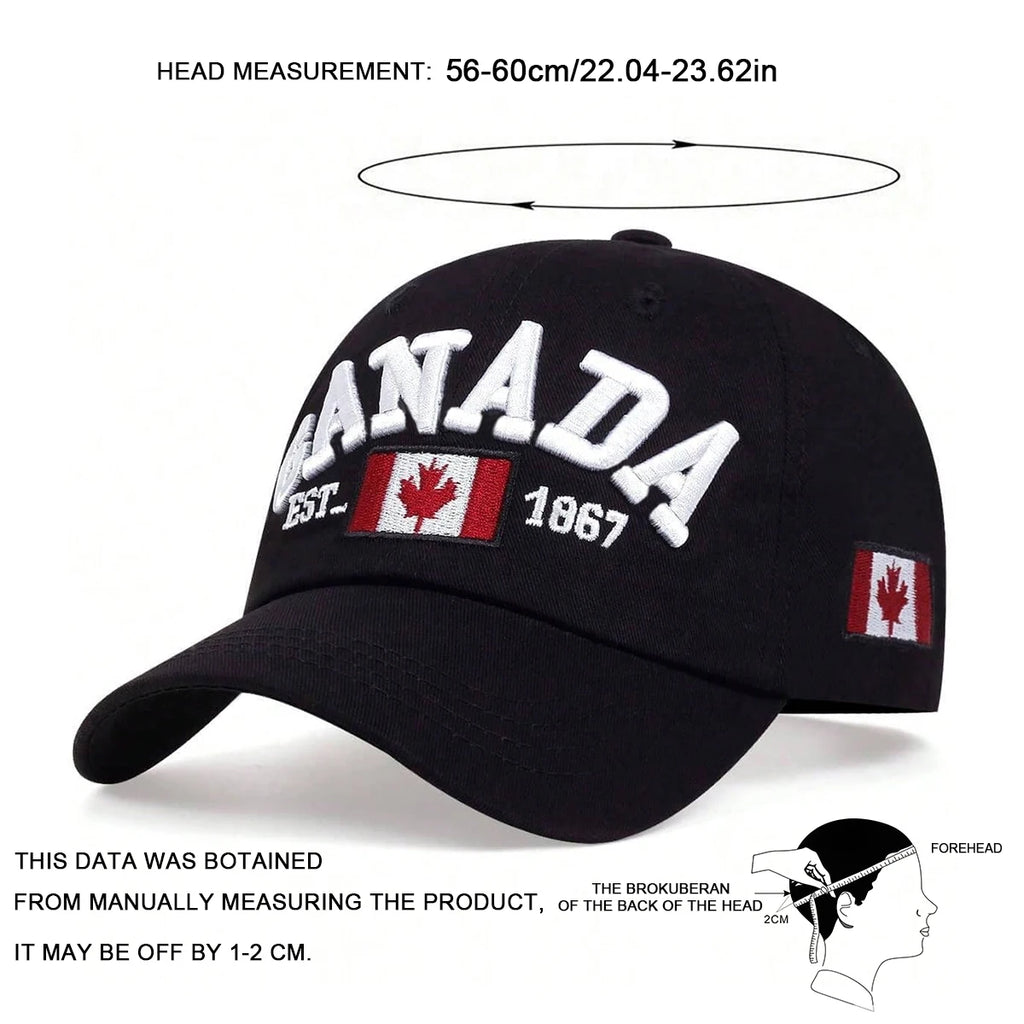 Canada Flag Snapback Baseball Cap