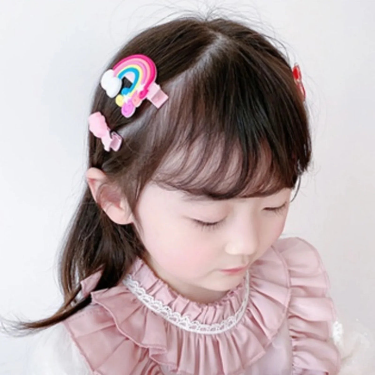 10PCS Cartoon Unicorn Hair Clips & Barrettes Set for Girls