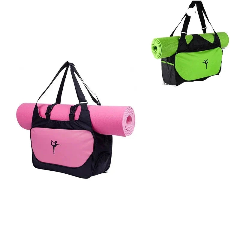 Waterproof Adjustable Gym Bag with Yoga Mat Carrier