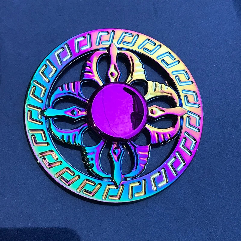 Rainbow Metal High-Speed Fidget Spinner