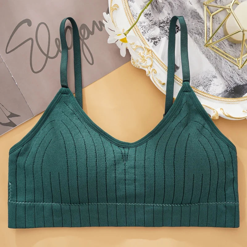 Sexy Wireless Bralette Seamless Women Bra Padded Sleep Tops U-Shaped Back Sports Crop Lingerie Breathable Top Underwear