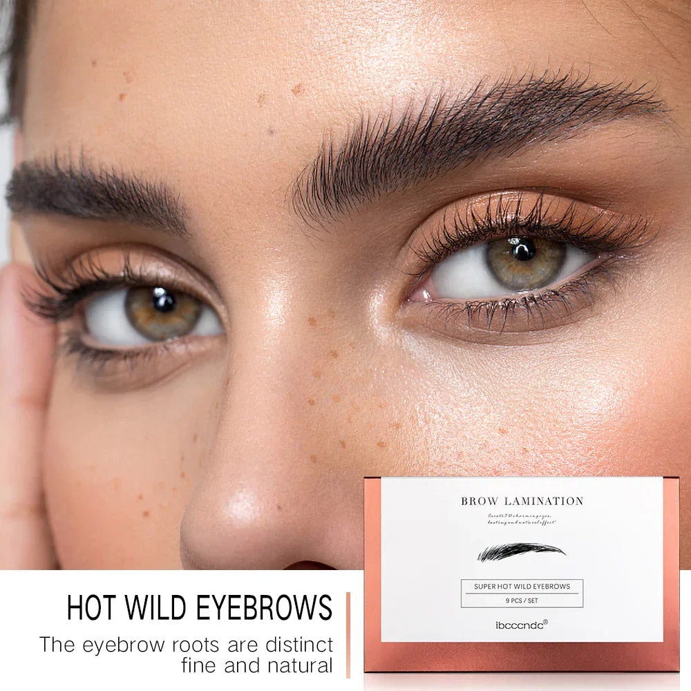 Hot Brow Lift Perming Eyebrow Lifting Brow Lamination Kit With Cling Film Nutrition Keratin Perming Lotion For Home Use Kit