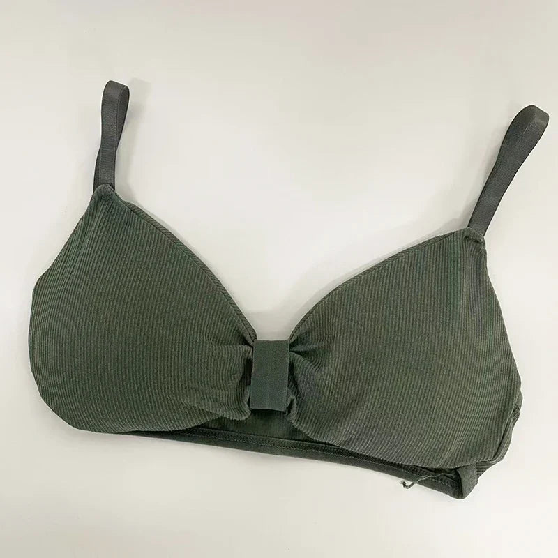 Cotton Brassiere Comfort Padded Bra Top Female Bralette Seamless Underwear Wire Free Bras for Women Sexy Lingerie Push Up Bras