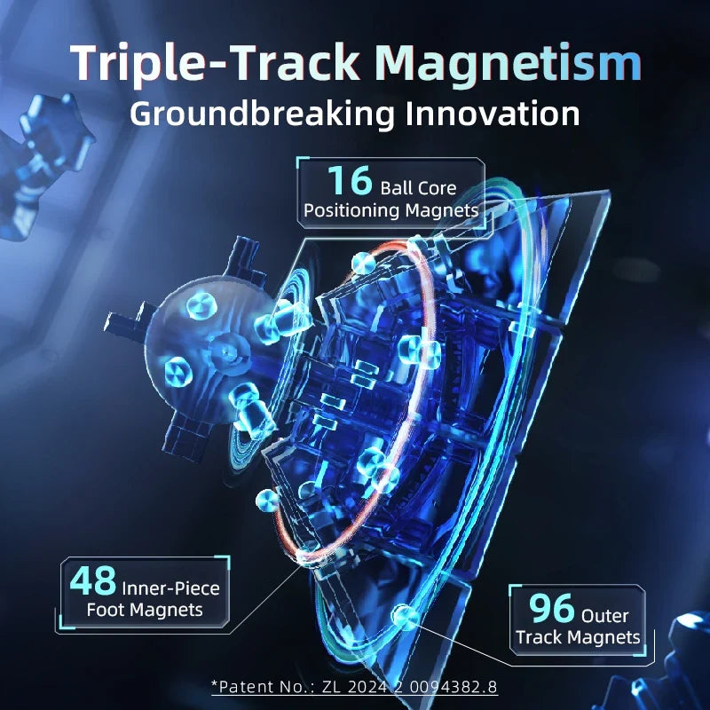 Magnetic 4x4 UV Speed Cube