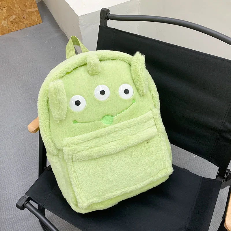 Bear & Alien Plush Backpack