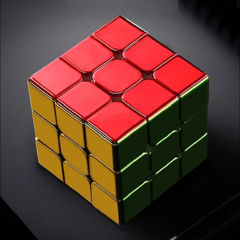 Gold Metallic Magnetic 3x3 Cube