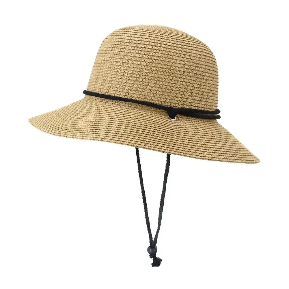 2025 Fashion Korean Version Women's Beach Summer Sun Hat Travel Breathable Beach Sunshade Sun Hat Dome Basin Hat