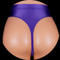Japan Style Women Sexy thongs Shiny Smooth High Waist G-string Sexy T-Back lingerie Thong UnderWear Satin Glossy Femme Tight