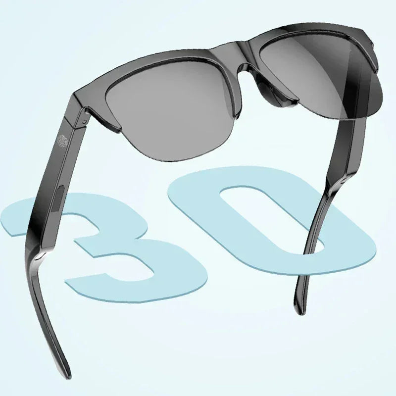 Smart Bluetooth Glasses Wireless Earphones Touch Mold Headset Bone Conduction Music Wireless Headset UV Proof Sunglasses