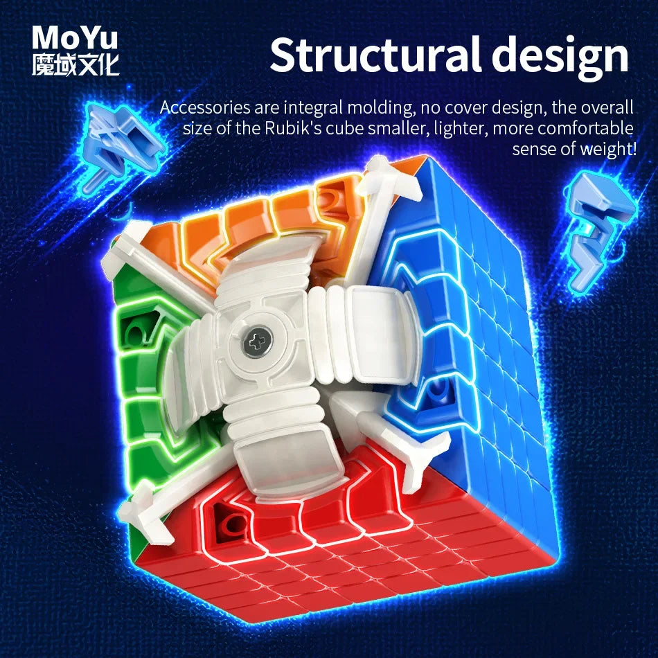 Magnetic 6x6 Speed Cube Stickerless