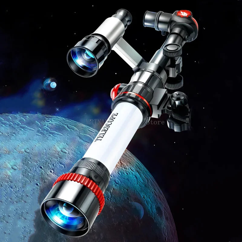 Portable Refracting Telescope for Kids 20x/30x/40x Magnification 25mm (1.0 in) Objective HD Moon & Planet Observation