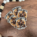 Sasquatch Don't Care | Bigfoot | UV Printed Leather Hat Patch