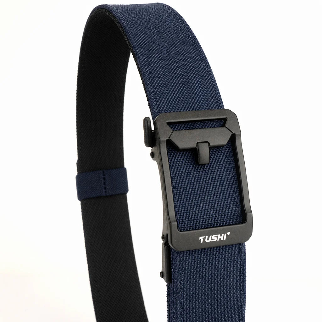 Tactical Nylon Gun Belt with Quick-Release Metal Buckle