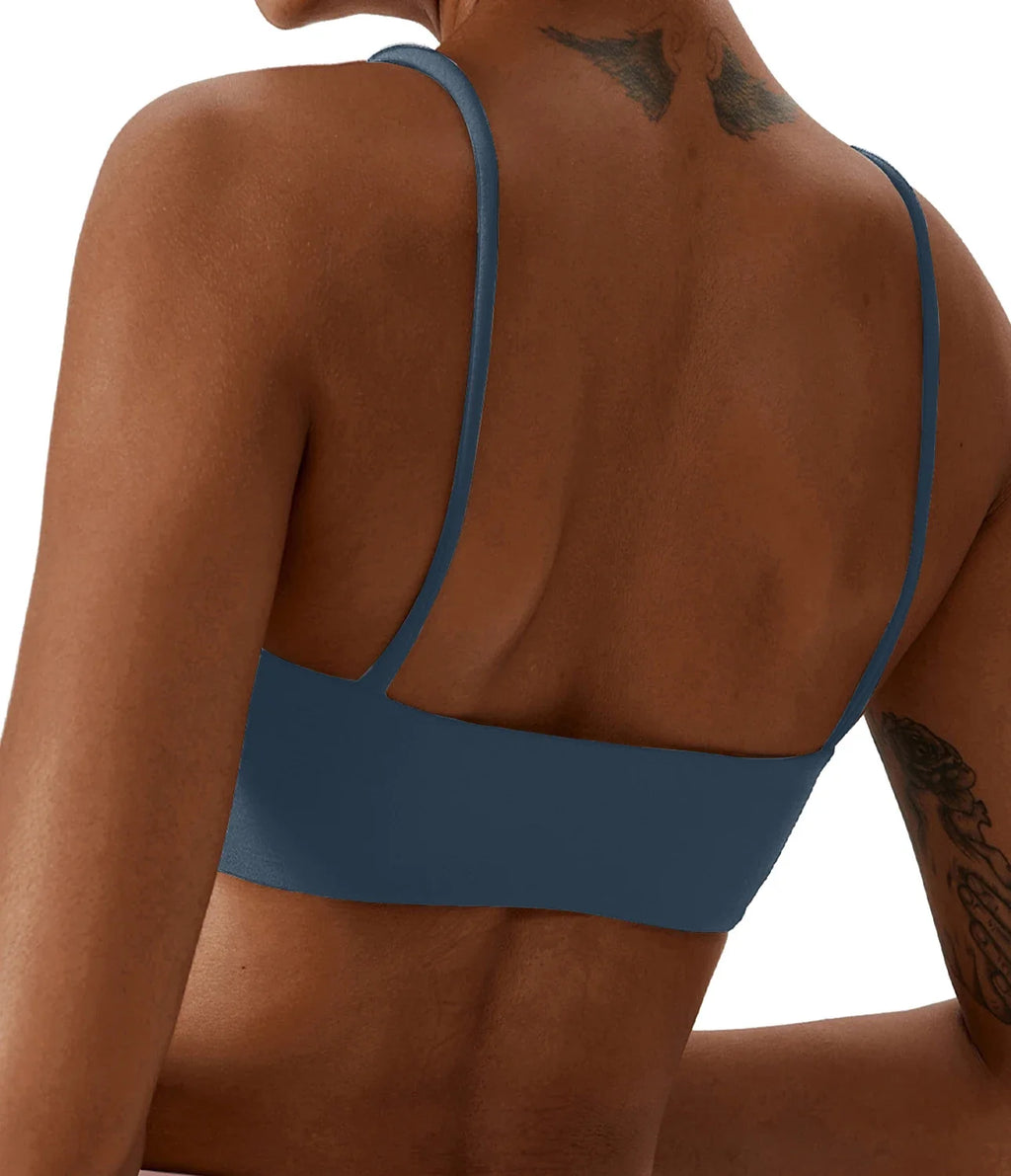 Super soft fabric back cross sports bra fitness top women's high-quality yoga clothes women's fitness running bra fitness yoga b