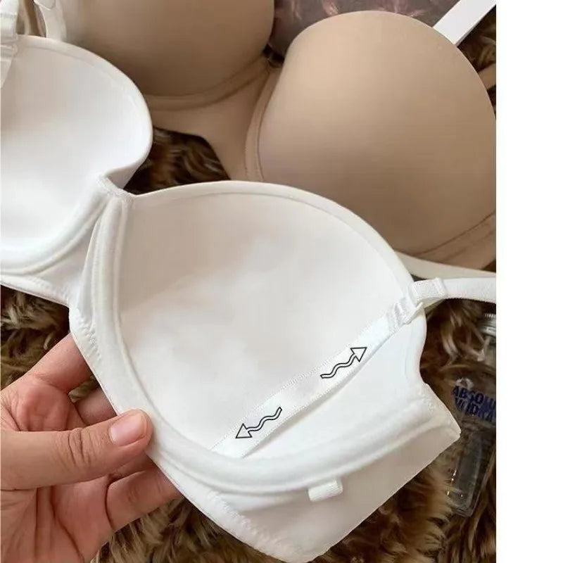 Seamless Bras For Women Underwear Push Up Bra 1/2 Cup Bralette Comfort Soft Invisible Brassiere Non-wire Simple Sexy Lingerie