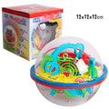 3D Maze Ball Puzzle Toy – 4.7 in (12 cm) Gravity Labyrinth Sphere, Brain-Training Maze Game for Kids & Adults