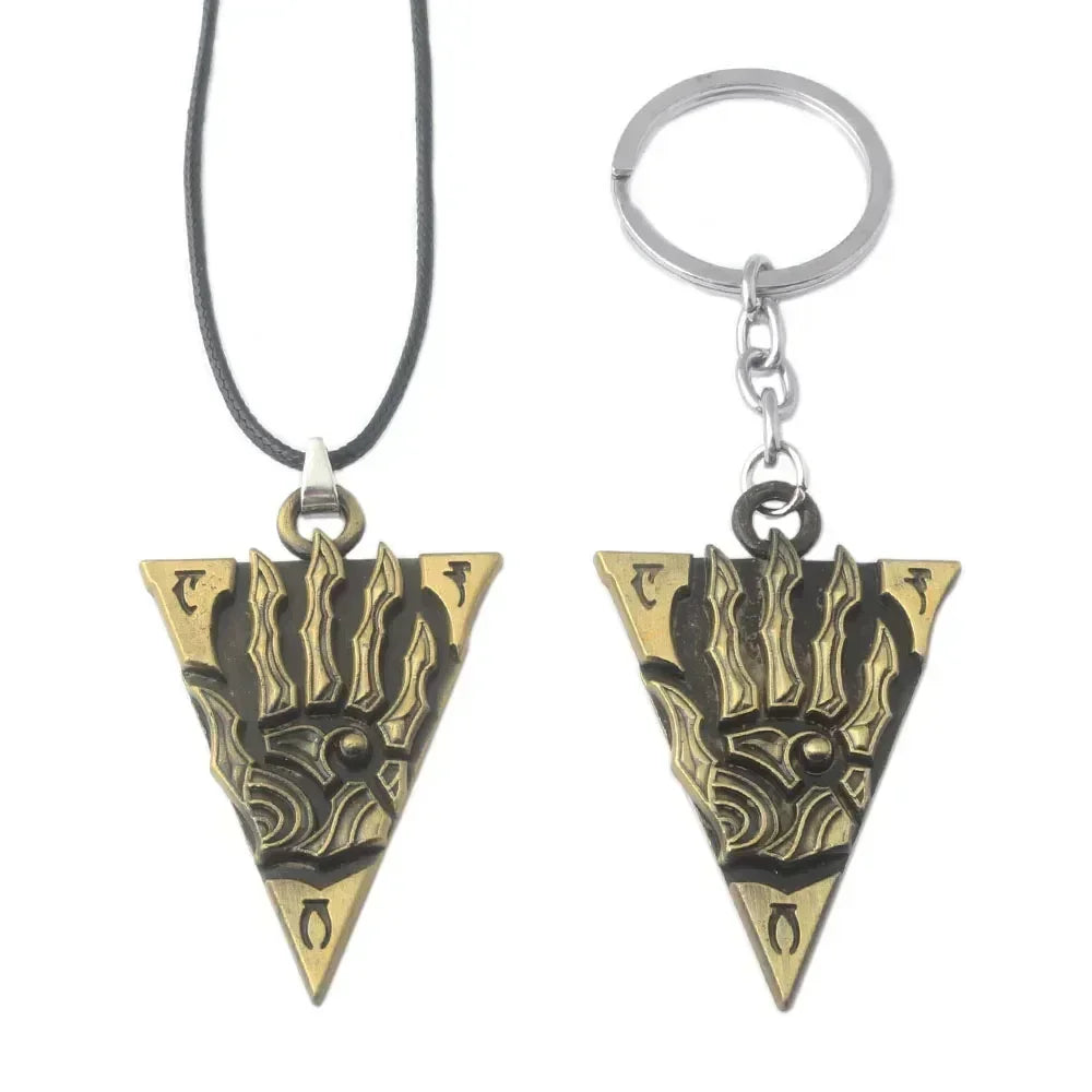 Amulet of Mara Arkay Necklace Morrowind Pendant Necklace for Women Men Cosplay Jewelry Gift