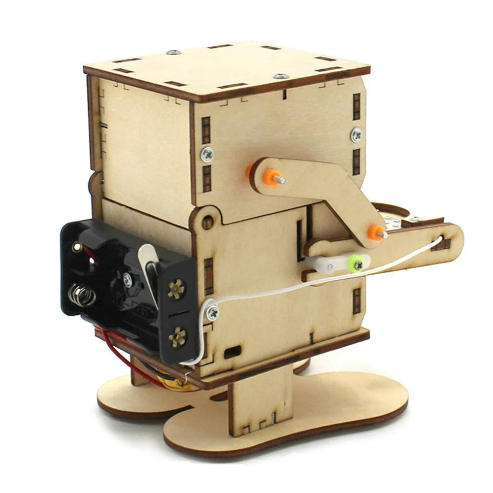 Robot Eating Coin DIY Model - STEM Education Toy Kit for Kids, Science Learning Project