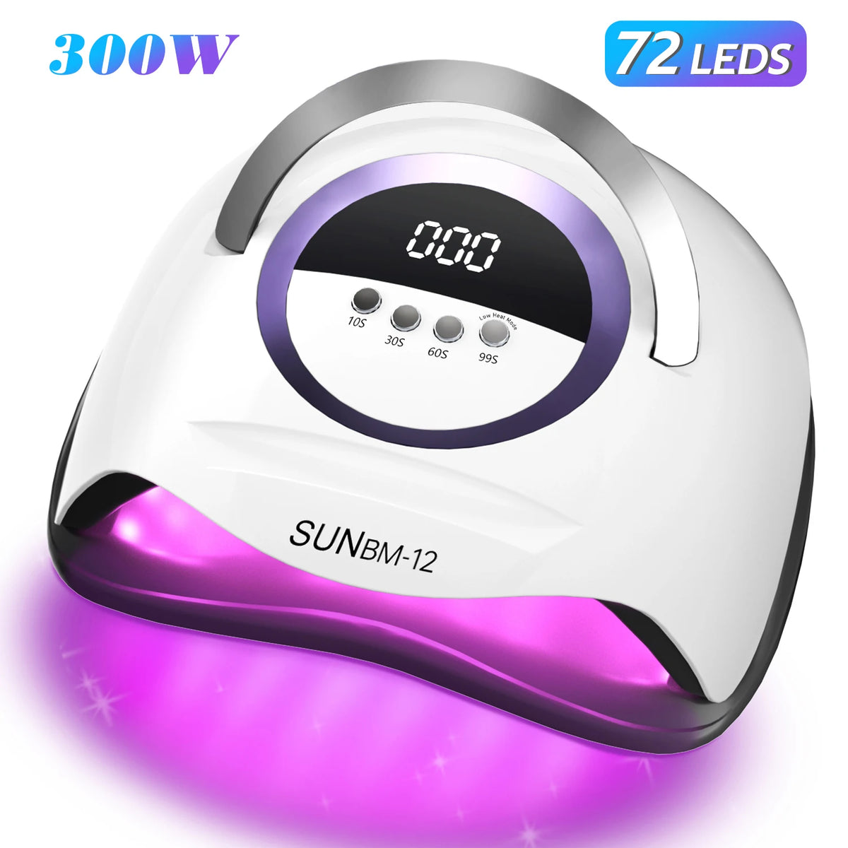 280W UV LED Nail Lamp with 4 Timers