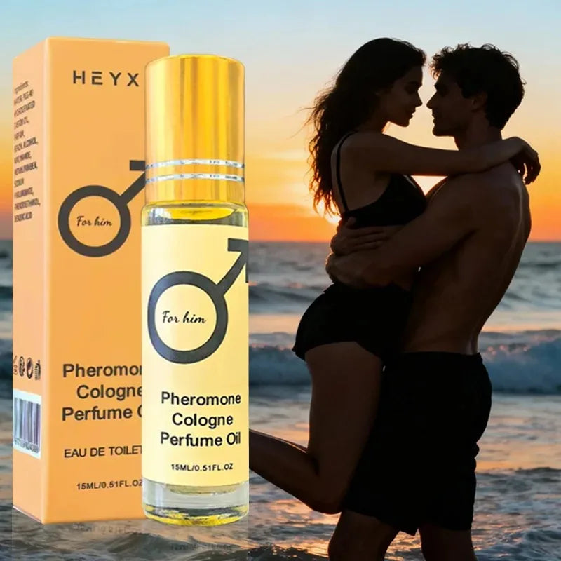 Pheromone Cologne Perfume Oil Lasting Fragrance For Men And Women Portable Travel Clothes Romantic Atmosphere Perfume With Box