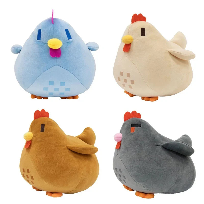 Pixel Chicken Plush Toy 20 cm