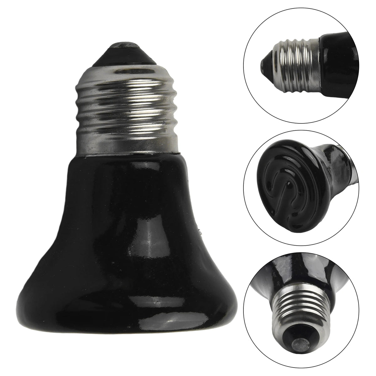 Ceramic Infrared Heat Bulb for Reptiles & Pets