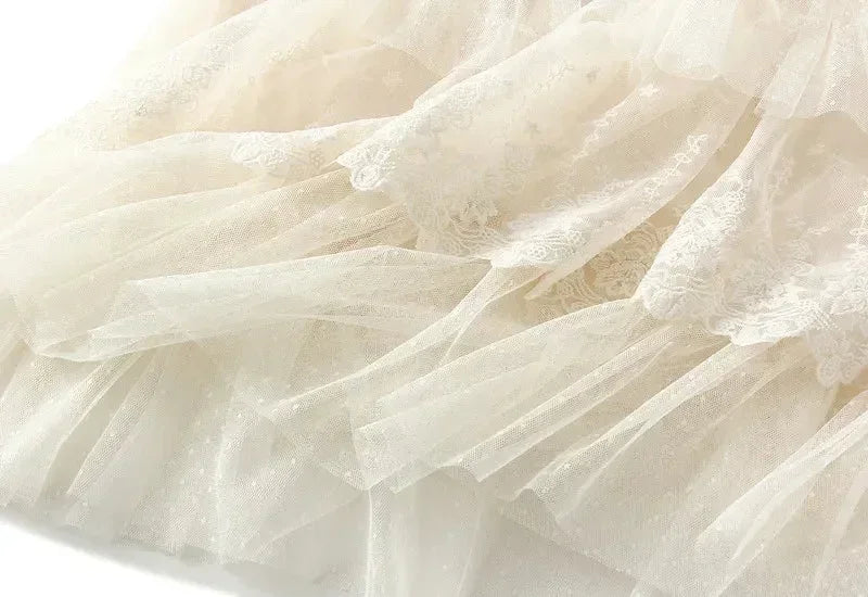 Women's High Waisted Slimming Sand Cake Skirt, Half Skirt, High-End Feeling Gauze, Long Skirt, Summer, , 2025 Hundred fold skirt