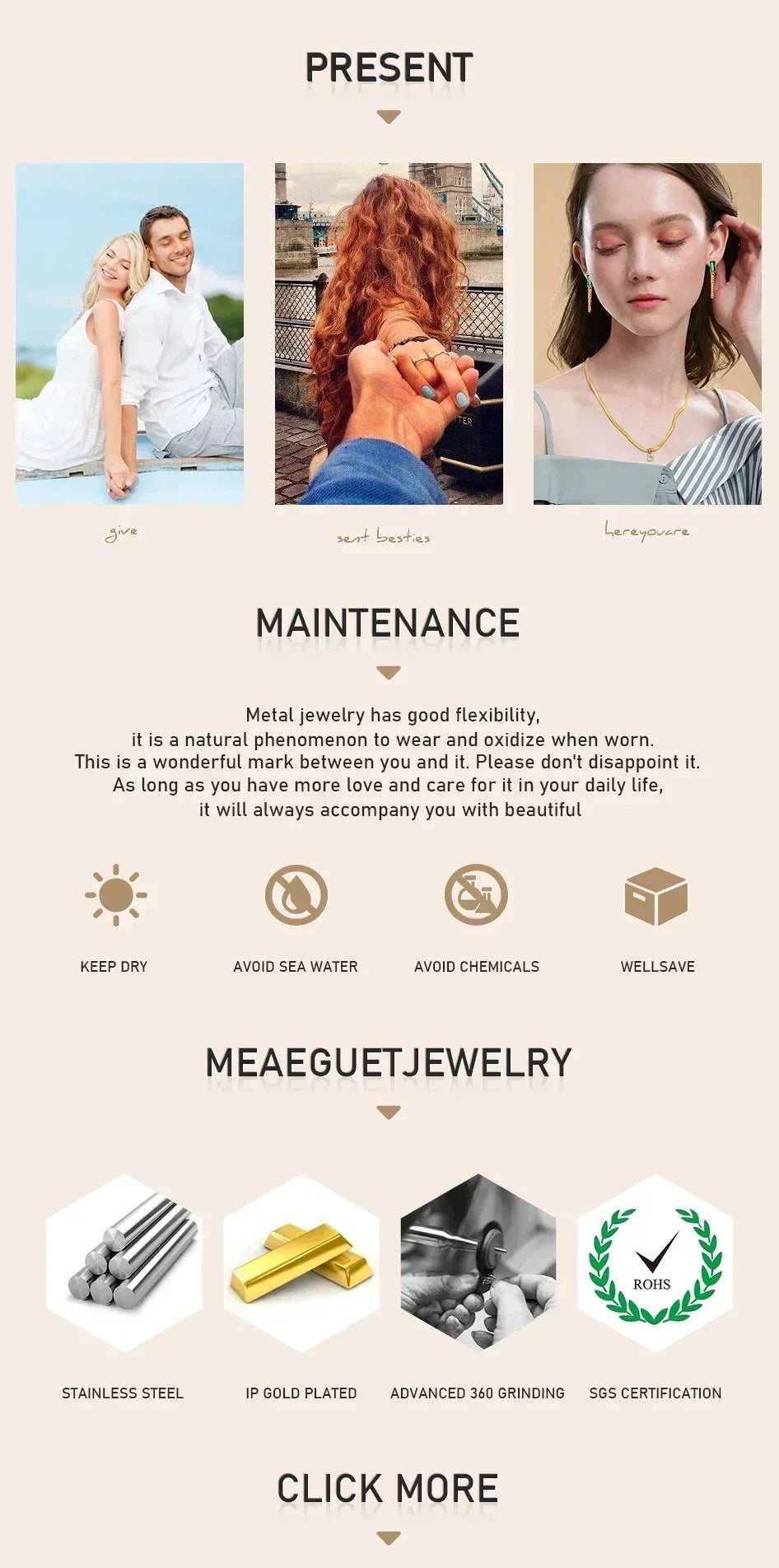 18k Gold Plated Pearl Shell Conch Starfish Summer Beach Necklace, Charms Necklace for Women,Stainless Steel Waterproof Jewelry
