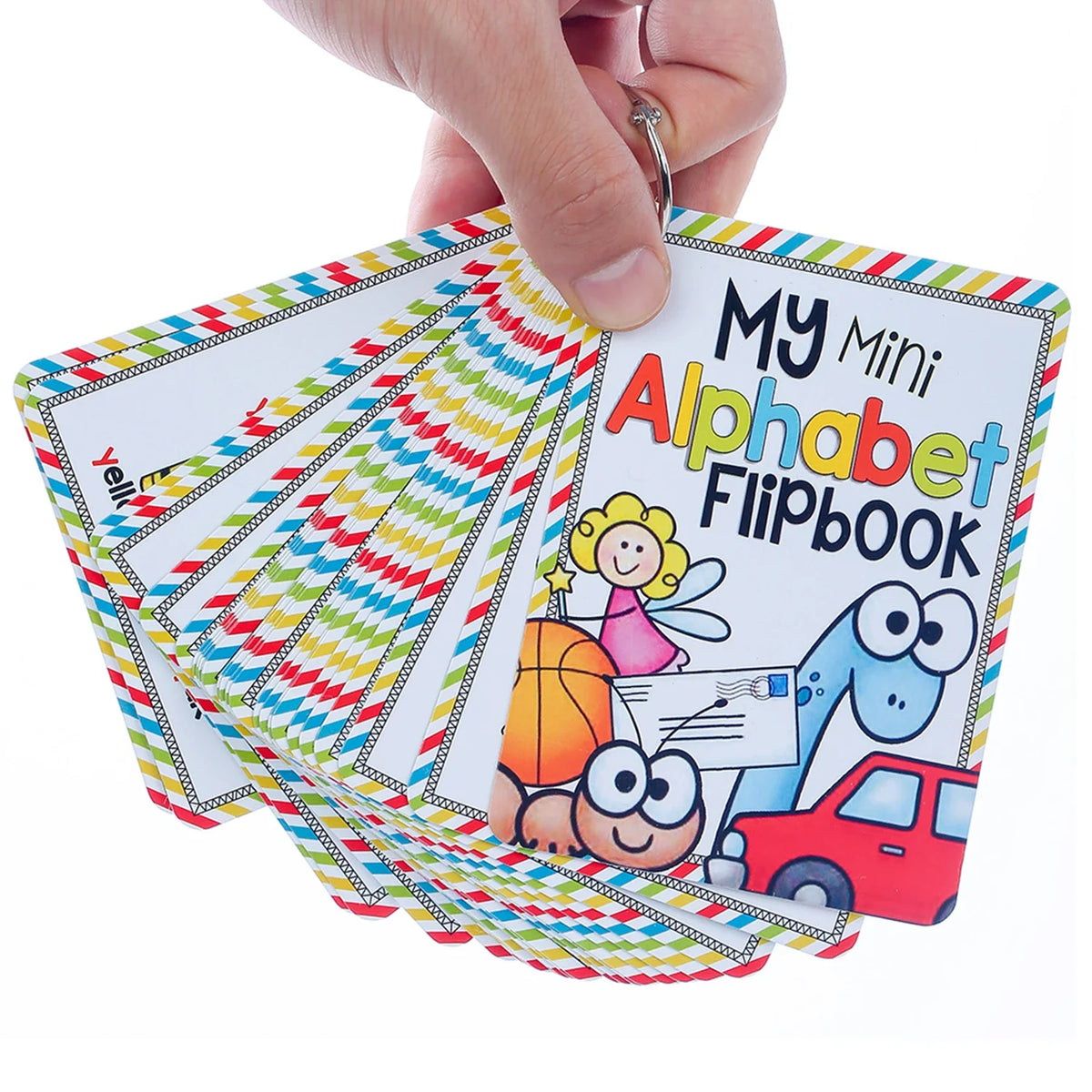 Alphabet 26 Letters & 156 Phonics Words English Flash Cards - Early Development Educational Toys, Montessori Learning for Kids
