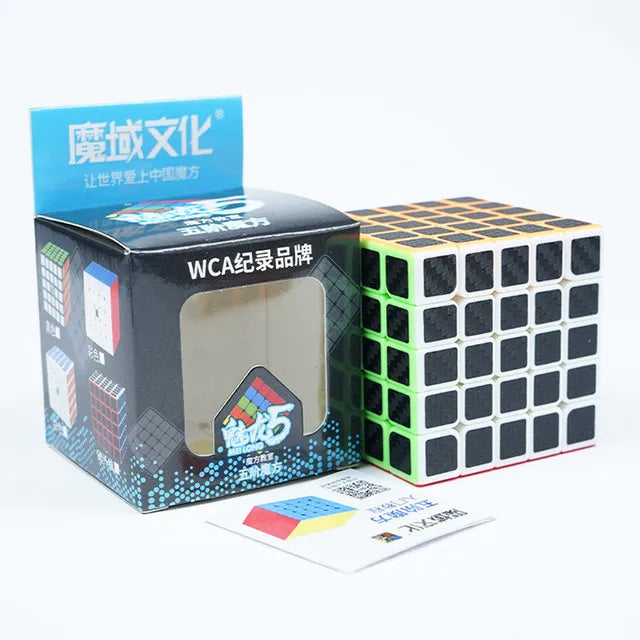 Stickerless 5x5 Speed Cube
