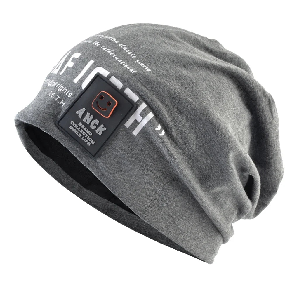 Men's Printed Beanie Hats