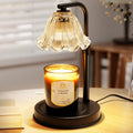 Glass Candle Warmer Lamp with Timer - International Plugs