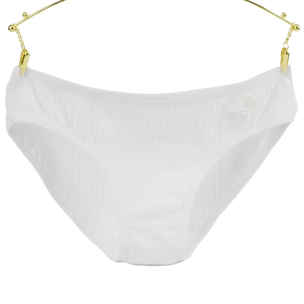 Pure Cotton Underwear Panties For Women Heart Briefs Female Triangle Underpants Woman Soft Panti Intimate sexy Lingerie Panty