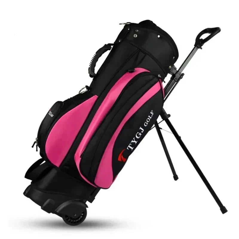 Large Capacity Golf Bag with Wheel and Ball Pack