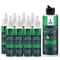 Scented Insect Repellent Spray, Family Pack 1oz Case + Refill Bundle