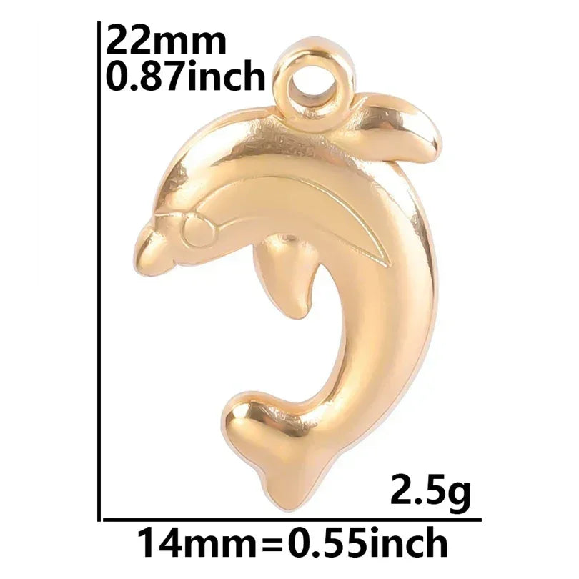 1Pc Temperament Fashion Summer Beach Blue Marine Life Sea Horse Shell Turtle Mini Fish Bead Necklace Classic Clavicle Chain