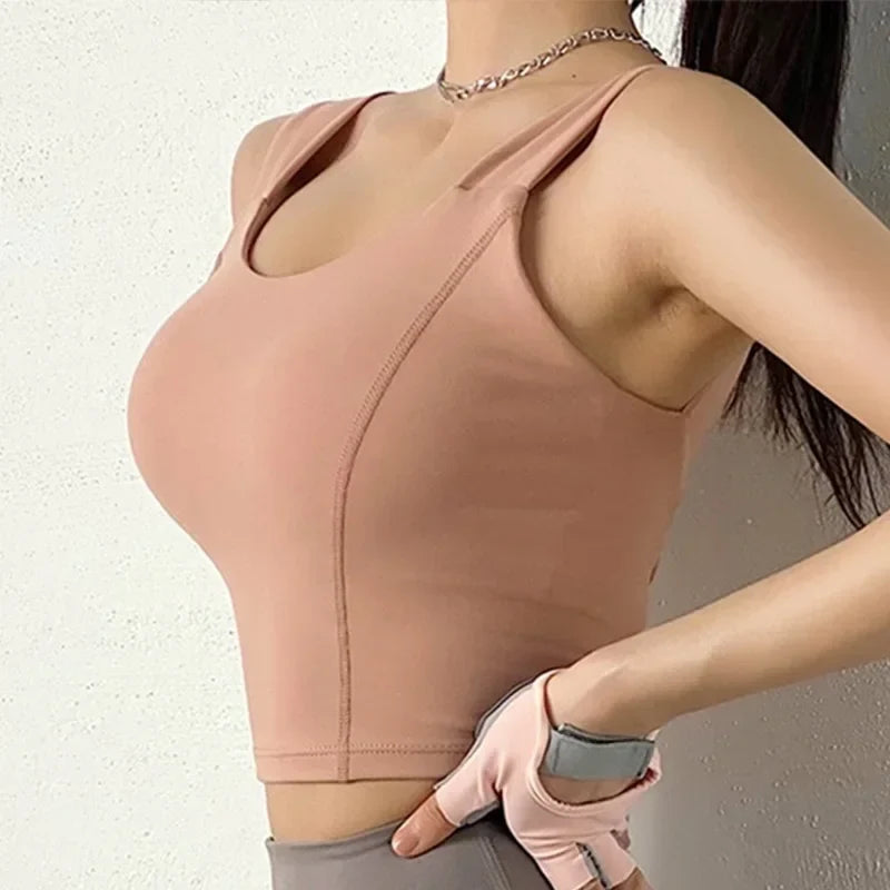 Cloud Hide Black Sports Bra Women Fitness HOT Girl Underwear Push Up Yoga Crop Top Bras Solid Athletic Vest Gym Shirt Sportswear