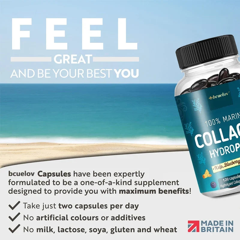 Marine 1400mg Hydrolyzed Collagen Supplement