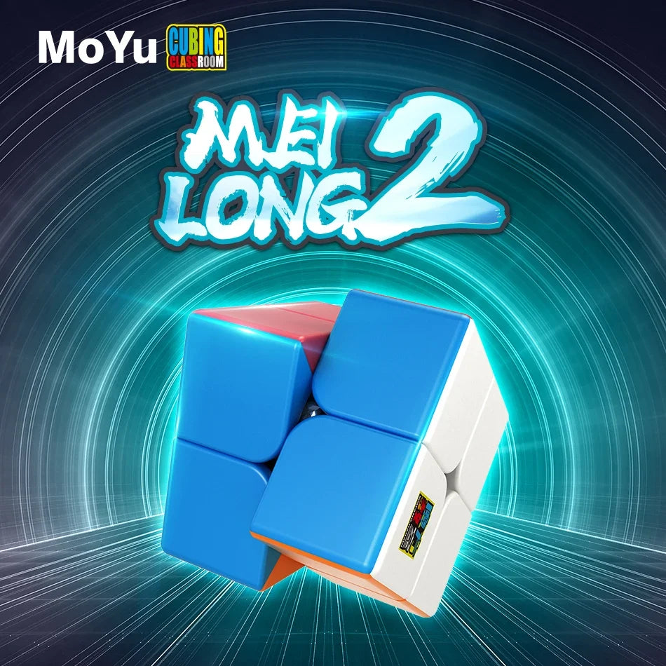 Stickerless 2x2 Speed Cube