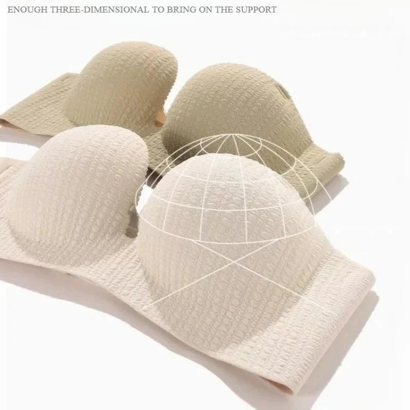 Seamless Bras for Women Invisible Underwear Push Up Bra 3/4 Cup Bralette Cute Comfort Brassiere Nonwire Simple Sexy Lingerie