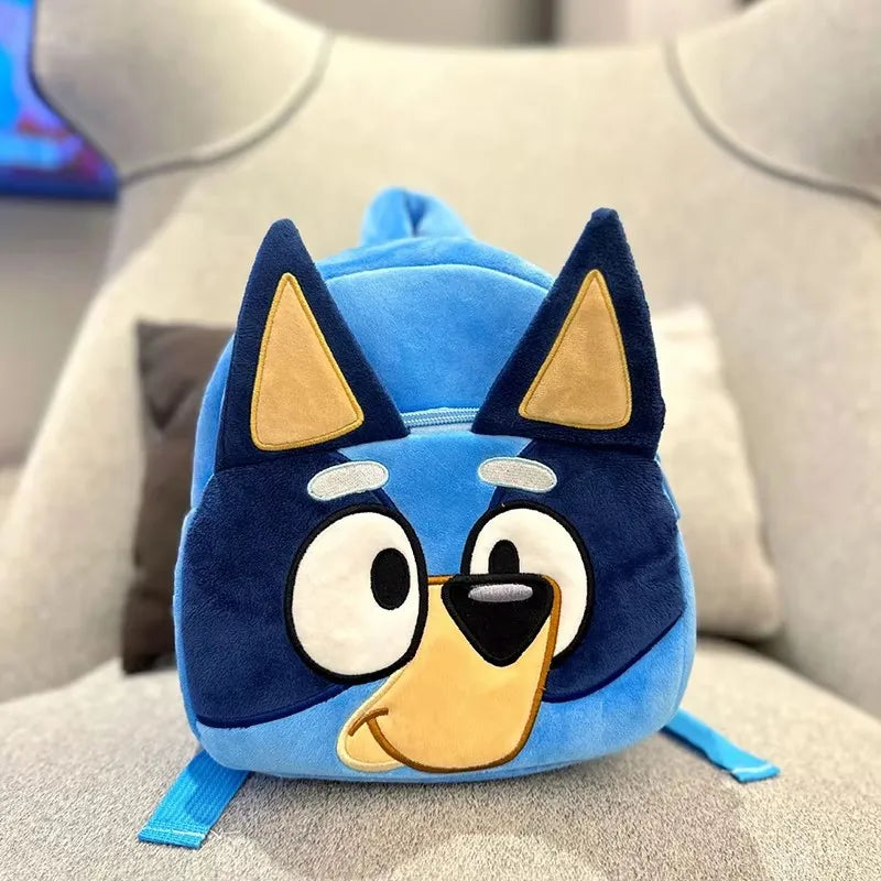 Cartoon Puppy Plush Mini Backpack