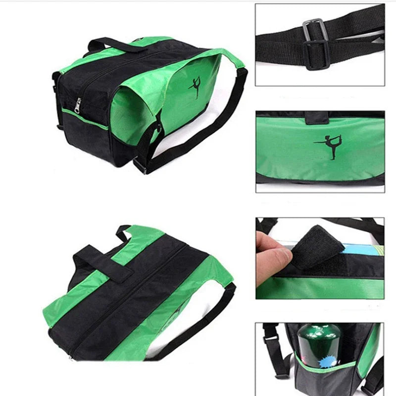 Waterproof Adjustable Gym Bag with Yoga Mat Carrier