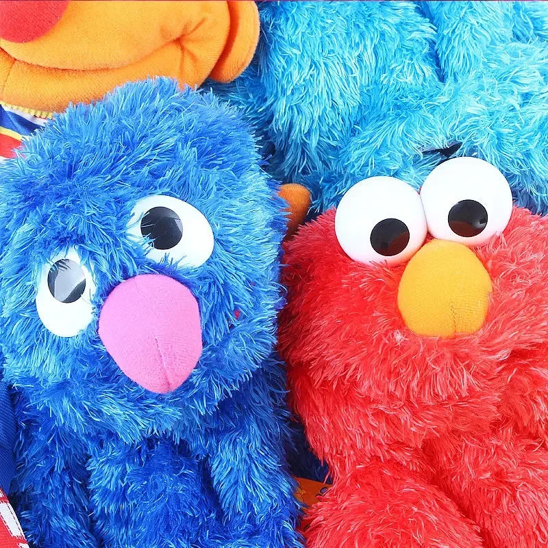 Large Puppet Show Red Puppet Plush Hand Puppet, Soft Cartoon Doll for Kids Gift