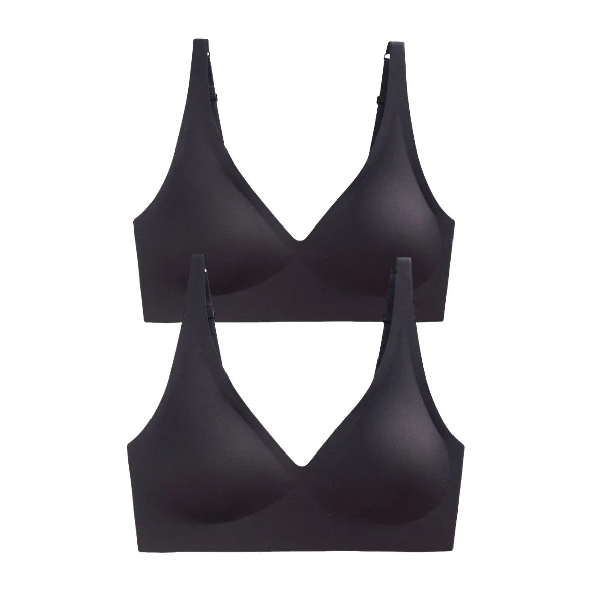 2Pcs/Set Seamless Bras For Women Wireless Underwear Push Up Brassiere Soft Padded Intimates Female Sexy Lingerie Sleepwear S-XXL