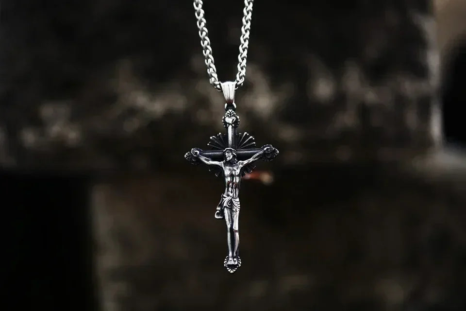 Beier 2022 New Creative Design Jesus Cross Pendant For Men Punk Hip Hop Skull Christian Jewelry Wholesale
