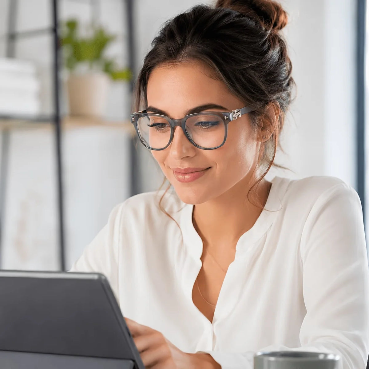 Square Anti Blue Light Computer Glasses, Unisex
