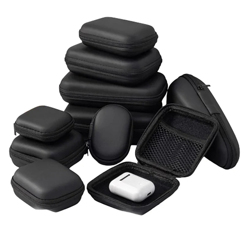 Portable Mini Hard Shell Electronics Organizer Case