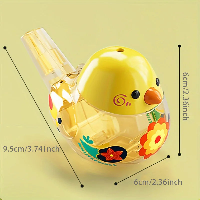 Water Bird Whistle for Infants and Children - Bird's Call Toy, Add Water for Musical Training